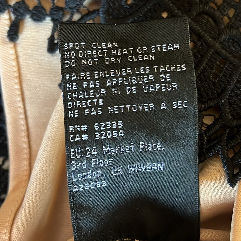 BHLDN Black Lace Overlay Sheath Dress - Picture 13 of 14